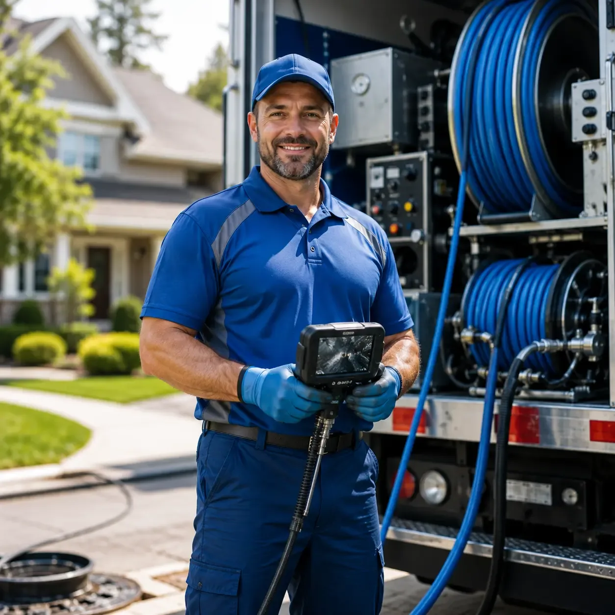 Local outdoor drain cleaning specialists in Rochelle, IL